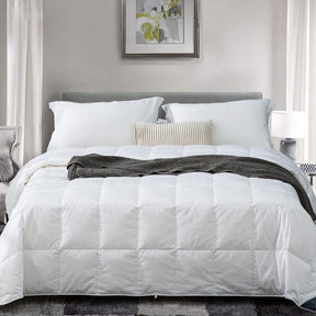 100% White Down Quilt Lightweight Comforter Duvet Insert Blanket